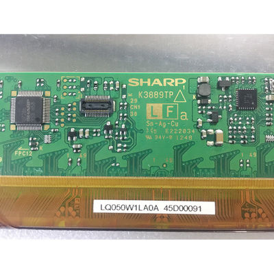 5-calowy wyświetlacz LCM 1024 × 600RGB 350cd / m² LQ050W1LA0A Wyświetlacz Sharp TFT LCD