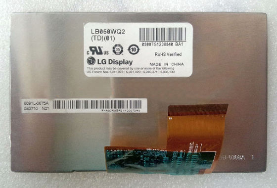 LB050WQ2-TD03 LG.Philips LCD 5.0&quot; 480×272(RGB) 400 cd/m² PRZEMYSŁOWY WYŚWIETLACZ LCD