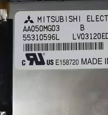 AA050MG03 Mitsubish 5.0 inc 800 (RGB) × 480 Temperatura pracy: -30 ~ 80 ° 900cd / m2 PRZEMYSŁOWY WYŚWIETLACZ LCD