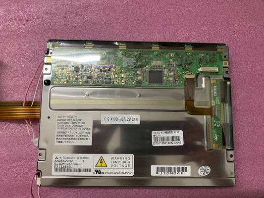 AA084VF05 Mitsubishi 8,4 cala 640 (RGB) × 480 380 cd / m² Temperatura przechowywania: -20 ~ 80 ° C PRZEMYSŁOWY WYŚWIETLACZ LOD