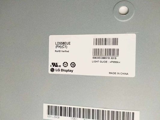 55" 80PPI 3840×2160 WLED TFT Display 500cd/m2 LD550EQE-FKA1 89/89/89/89 (typ.)