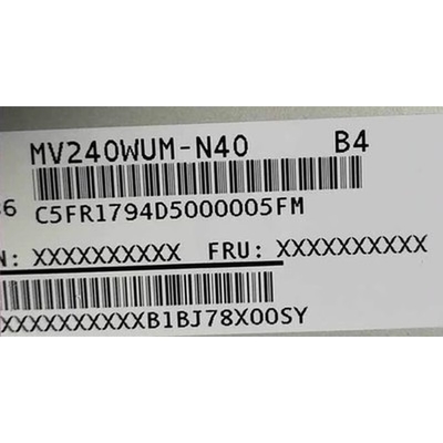 MV240WUM-N40 BOE 24.0&quot; 1920 ((RGB) × 1200, 300 cd/m2)
