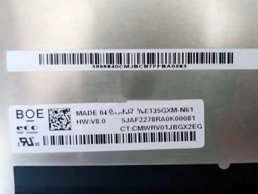 NE135GXM-N61 BOE 13,5&quot; 2256 ((RGB) × 1504 400 cd/m2