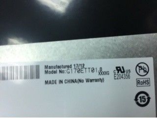 PCAP Optical Bonding 8 Bit G170ETT01.0 4 Strings Panel WLED 85/85/80/80