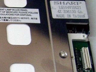 10.4" 640×480 LQ104V1DG21 Kąt widzenia 70/70/40/70 Ostry wyświetlacz TFT LCD