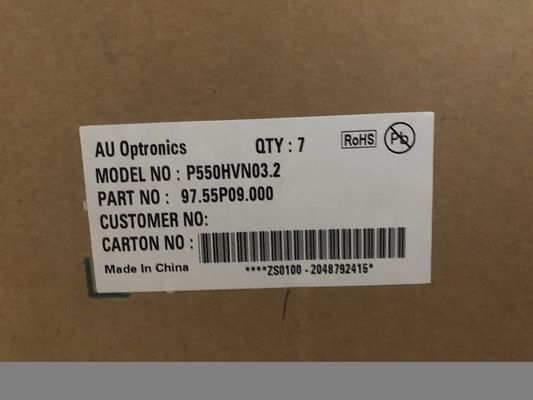 55 cali RGB 700cd/m2 1920 ((RGB) ×1080 40PPI TFT LCD Panel P550HVN03.2