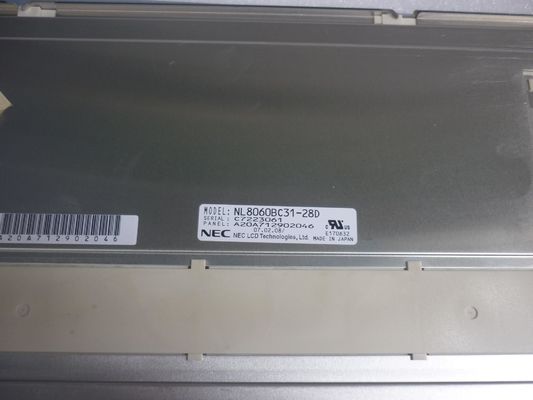 12.1" 800*600 350cd/m2 82PPI NEC Panel TFT NL8060BC31-28D 70/70/45/55