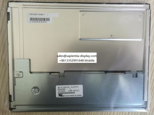 AA104XG02 Mitsubishi 10.4INCH 1024×768 RGB 500 cd/m2 (typowy) 85/85/85/85 (typowy)