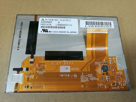 AA050MG03 - T1 Mitsubishi 5 CALI 800 × 480 RGB 700CD / M2 WLED TTL Temperatura pracy: -20 ~ 70 ° C PRZEMYSŁOWY WYŚWIETLACZ LCD