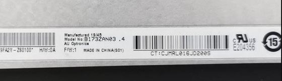 B173ZAN05.0 AUO 17,3 cala 3840 × 2160RGB 1000CD / M2 Mini LED eDP Temp .: 0 ~ 50 ° C PRZEMYSŁOWY WYŚWIETLACZ LCD