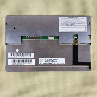 NL8048AC19-13 NLT 7" 500 nitów 800×480 500CD/M2 LCM Panel TFT LCD 2,4W