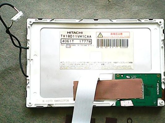 WVGA 133PPI 800x480 400 nits Panel LCD przemysłowy TX18D11VM1CAA
