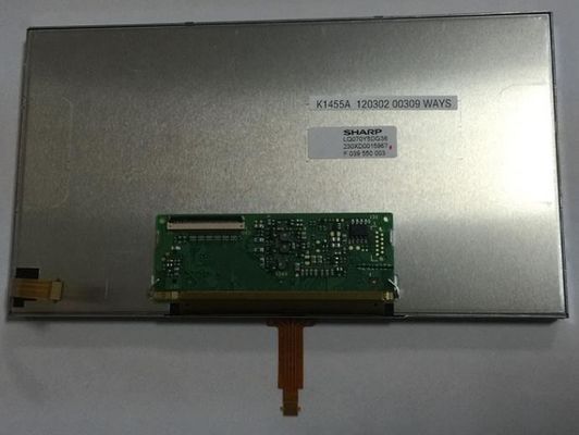 7-calowy wyświetlacz LCM 800 × 480RGB 485cd / m² LQ070Y5DG36 Sharp TFT LCD
