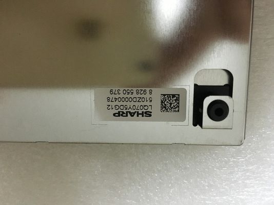 LQ070Y5DG12 PRZEMYSŁOWY WYŚWIETLACZ LCD Sharp 7 &quot;LCM 800 × 480RGB