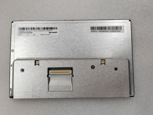 7-calowy wyświetlacz LCM 800 × 480RGB 350cd / m² LQ070Y3DG05 Sharp TFT LCD