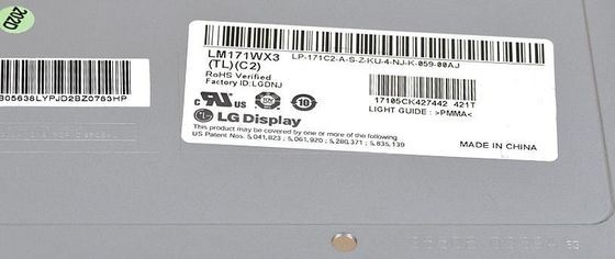 LM171WX3-TLC2 Wyświetlacz LG 17,1&quot; 1440(RGB)×900 PRZEMYSŁOWY WYŚWIETLACZ LCD 250 cd/m²