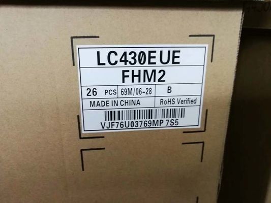 LC430EUE-FHM2 Wyświetlacz LG 43&quot; 1920(RGB)×1080 300cd/m2 PRZEMYSŁOWY WYŚWIETLACZ LCD 51PPI