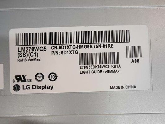 2560x1440 300cd/m2 Lcd Video Module 27.0" LM270WQ5-SSC1 89/89/89/89 (typ.)
