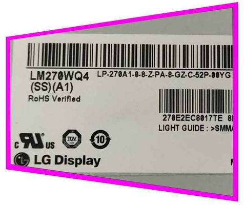 LM270WQ4-SSB1 Wyświetlacz LG 27,0&quot; 2560×1440 WYŚWIETLACZ PRZEMYSŁOWY LCD 350cd/m2