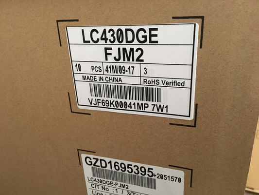 LC430DGE-FJM2 Wyświetlacz LG 43&quot; 3840×2160 390cd/m2 PRZEMYSŁOWY WYŚWIETLACZ LCD