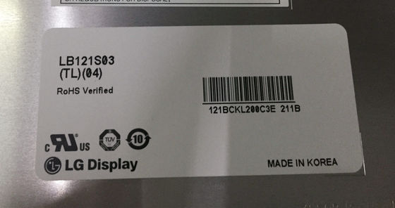 LB121S03-TD02 12,1 cali 800x600 82PPI Tft LCD Display 250cd/M2 LG.