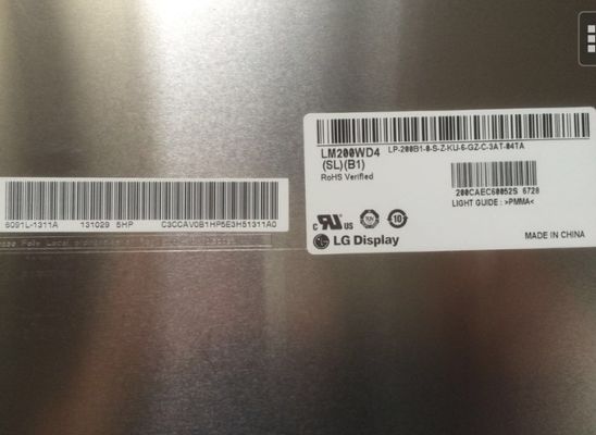 LM200WD4-SLB1 Wyświetlacz LG 20,0&quot; 1600(RGB)×900 PRZEMYSŁOWY WYŚWIETLACZ LCD 250 cd/m²