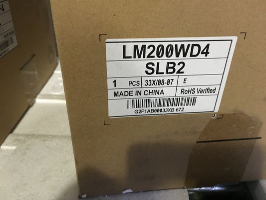 LM200WD4-SLB1 Wyświetlacz LG 20,0&quot; 1600(RGB)×900 PRZEMYSŁOWY WYŚWIETLACZ LCD 250 cd/m²