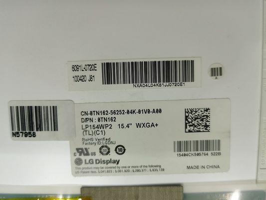 LP154WP2-TLC2 Wyświetlacz LG 15,4&quot; 1440(RGB)×900 PRZEMYSŁOWY WYŚWIETLACZ LCD 300 cd/m²