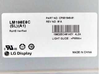 LM190E0A-SLD5 Wyświetlacz LG 19,0&quot; 1280(RGB)×1024 250 cd/m² PRZEMYSŁOWY WYŚWIETLACZ LCD