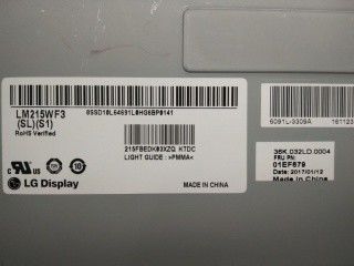 LM215WF3-SLQ1 Wyświetlacz LG 21,5&quot; 1920(RGB)×1080 250 cd/m² PRZEMYSŁOWY WYŚWIETLACZ LCD