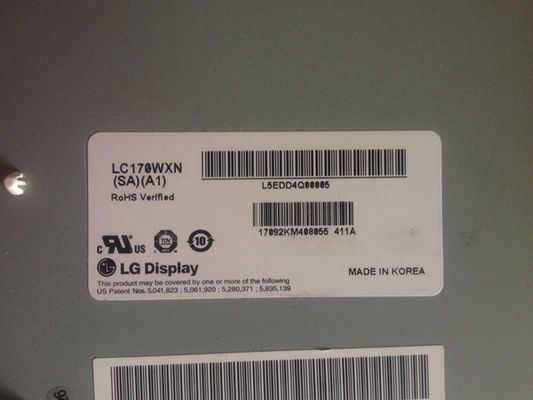 1366x768 350cd/M2 RGB Tft Display 17,0" LC170WXN-SAA1 89/89/89/89 (Min.)