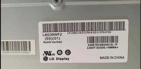 92PPI 23,8" Kwadratowy wyświetlacz Tft 250cd/m2 LM238WF2-SSG1 89/89/89/89 (min.)