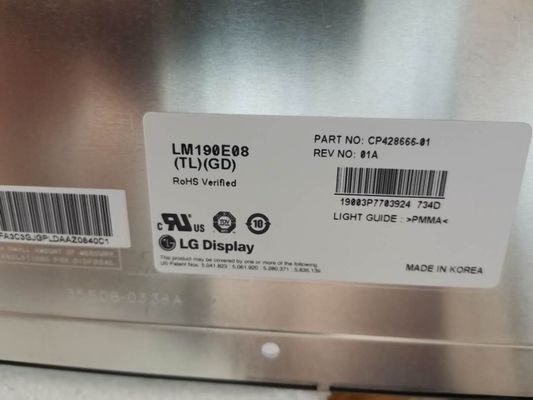 LM190E08-TLGD Wyświetlacz LG 19,0&quot; 1280(RGB)×1024 300 cd/m² PRZEMYSŁOWY WYŚWIETLACZ LCD