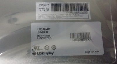 LB104V03-A1 LG. LCD 10,4" 640 ((RGB) × 480 400 cd/m2