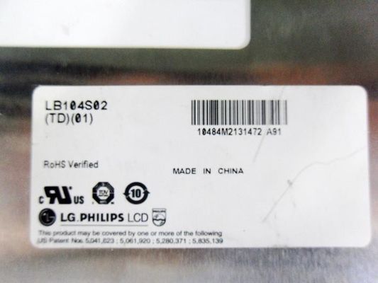 LB104S02-TD01 Wyświetlacz LG 10,4&quot; 800(RGB)×600 WYŚWIETLACZ PRZEMYSŁOWY LCD 250 cd/m²