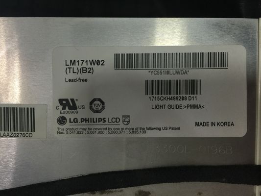 LM171W02-TLB2 PRZEMYSŁOWY WYŚWIETLACZ LCD LG.Philips 17,1&quot; 1440(RGB)×900 250 cd/m²