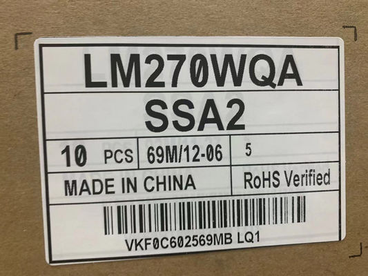 LM270WQA-SSA2 Wyświetlacz LG 27,0&quot; 2560(RGB)×1440 400 cd/m² PRZEMYSŁOWY WYŚWIETLACZ LCD