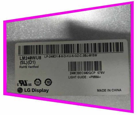 LM240WU8-SLD1 Wyświetlacz LG 24,0&quot; 1920(RGB)×1200 PRZEMYSŁOWY WYŚWIETLACZ LCD 300 cd/m²