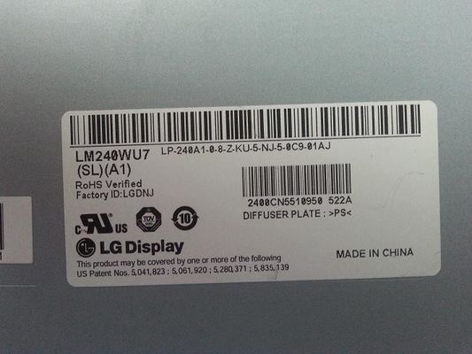 1920×1200 400cd/m2 Kwadrat Tft Wyświetlacz 94PPI LM240WU7-SLB3 89/89/89/89 (typ.)