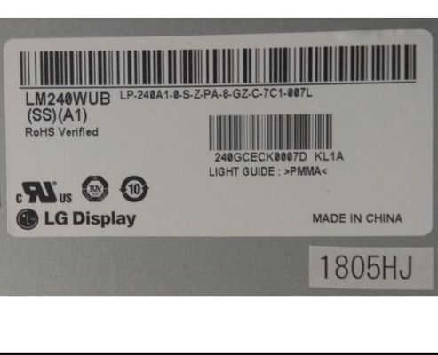 LM240WUB-SSA1 Wyświetlacz LG 24,0&quot; 1920(RGB)×1200 PRZEMYSŁOWY WYŚWIETLACZ LCD 350 cd/m²