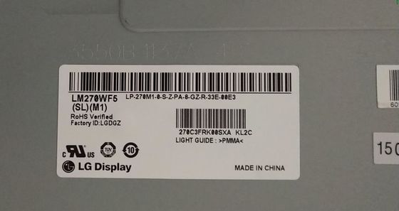LM270WF5-SLM4 Wyświetlacz LG 27,0&quot; 1920(RGB)×1080 250 cd/m² PRZEMYSŁOWY WYŚWIETLACZ LCD