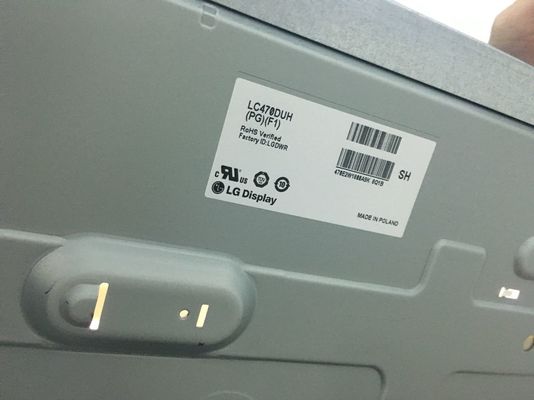 47" 1920×1080 400cd/m2 46PPI Kwadrat Tft Ekran LC470DUH-PGF1 89/89/89/89 (typ.)