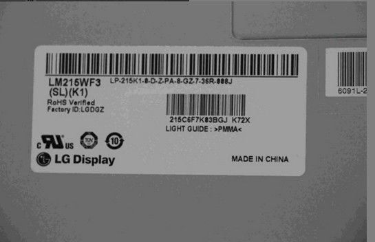 Przemysłowy panel LCD 102PPI 250cd/m2 LM215WF3-SLK1 1920×1080 WLED