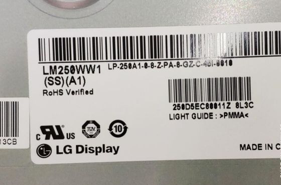 111PPI RGB 250cd/M2 Panel TFT LCD 25.0" 2560×1080 LM250WW1-SSA1