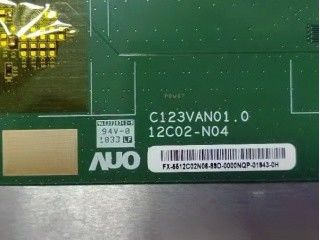 12,3-calowe samochodowe wyświetlacze TFT C123VAN01.0 RSDS (1 kanał) FPC normalnie czarny