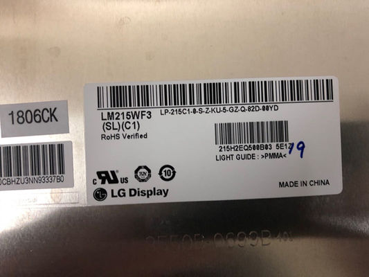 LCM 102PPI NTSC Przemysłowy wyświetlacz LCD 1920×1080 250cd/m2 LM215WF3-SLC1