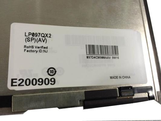 1536×2048 RGB 440cd/m2 Przemysłowy wyświetlacz LCD LP097QX2-SPAV 9,7&quot; 264PPI