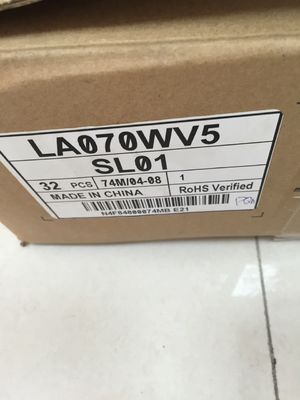 Panel LCD TFT 580cd/M2 133PPI WVGA LA070WV5-SL01 800×480 WLED