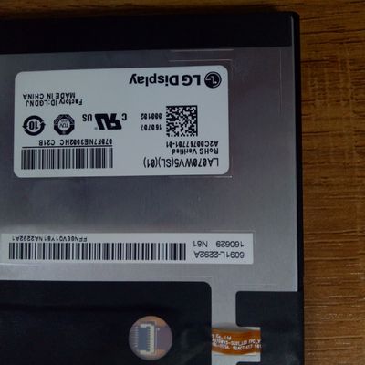 Panel LCD TFT 580cd/M2 133PPI WVGA LA070WV5-SL01 800×480 WLED